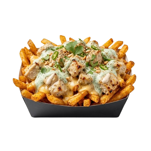 Chicken Malai boti loder fries