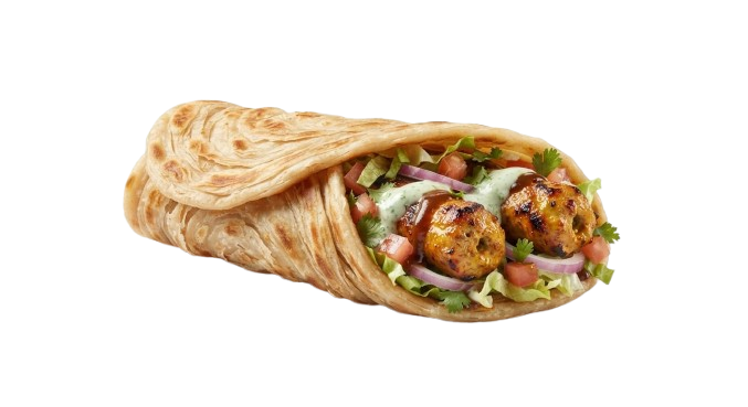 Chicken Kabab Paratha