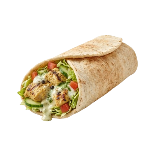 Chicken Malai Boti Shawarma